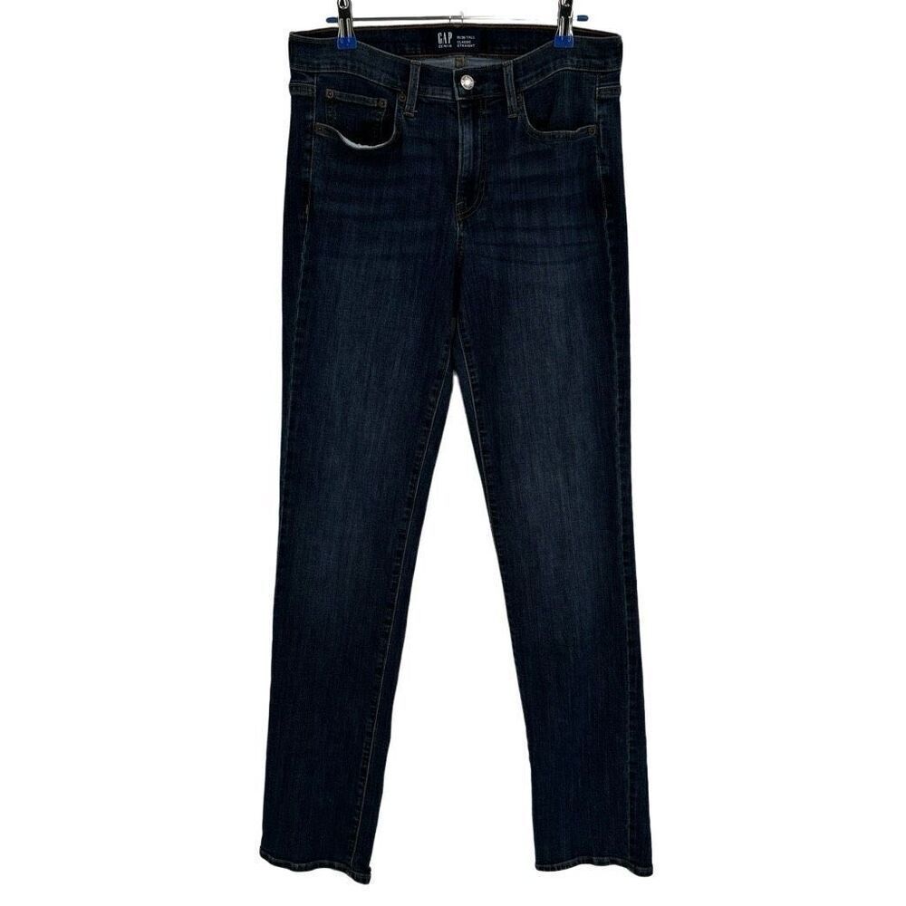 Gap Classic Straight Leg Jeans Size 10/30 Tall